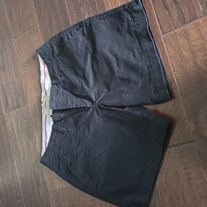 women's Black Chino shorts